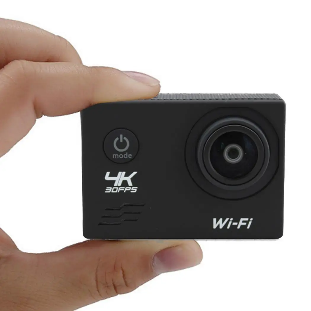Экшн-камера 4K WiFi Подводная Водонепроницаемая TF 4G-32G Micro USB2.0 Спортивная видео 5 V/1A