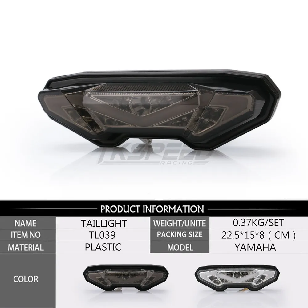 Для Yamaha MT-09 FZ09 MT09 2014 2015 2016 мотоциклетные светодиодные задние фонари поворотные