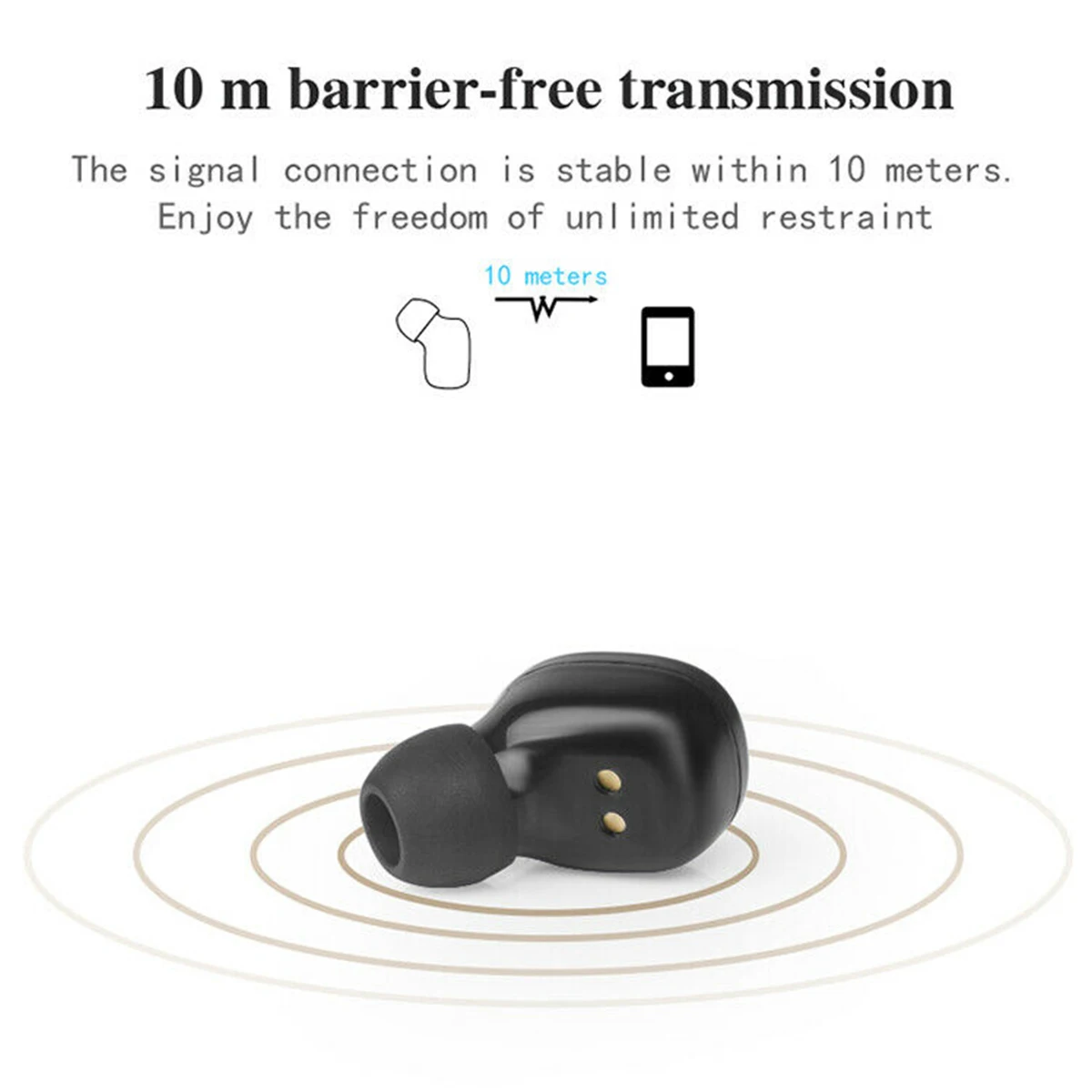 T18S Bluetooth наушники 5 0 TWS невидимые мини беспроводные стерео глубокий бас гарнитура