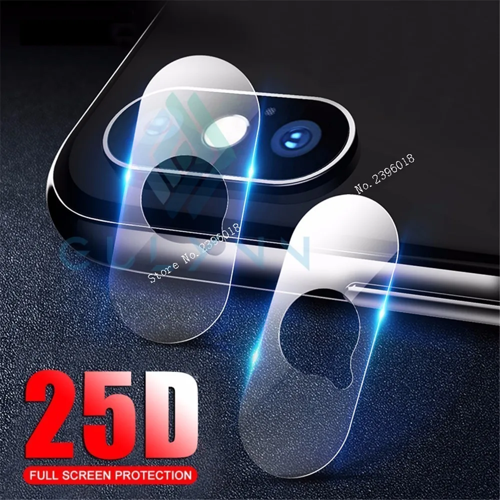 

2PC HD Full Cover Back Camera Lens Tempered Glass For iPhone XS Max XR X 6 6s 7 8 Plus 25D Protective Screen Protector Glas Film