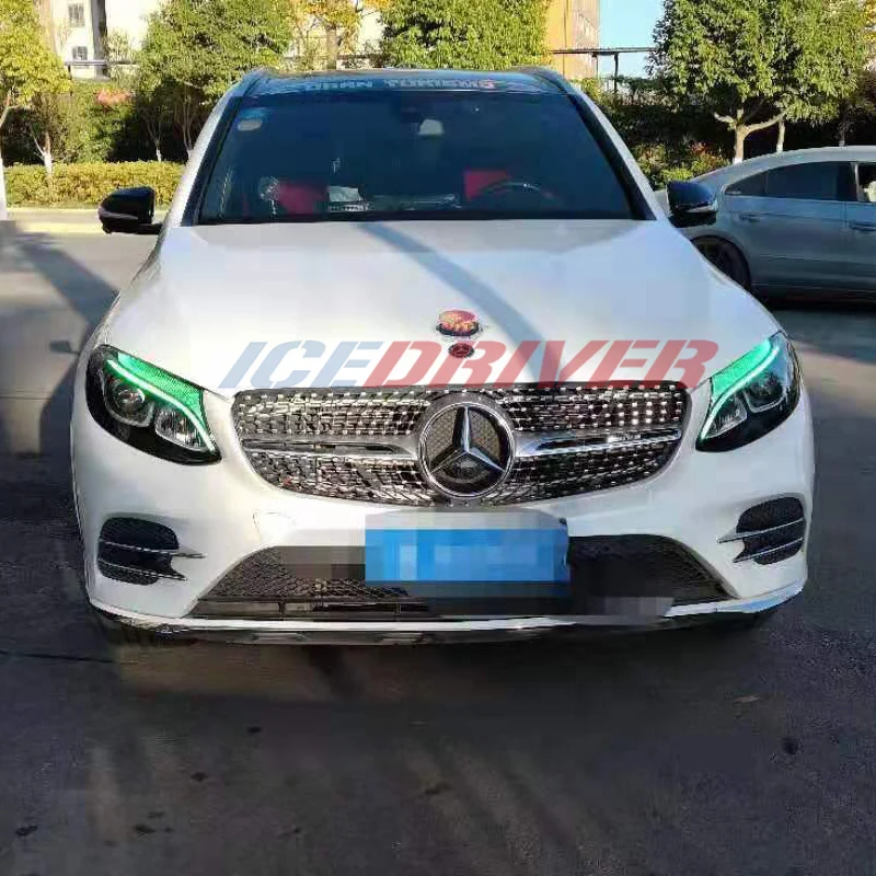 Светодиодный фонарь Icedriver для Mercedes Benz A class дневные ходовые огни A45 AMG A200 красный