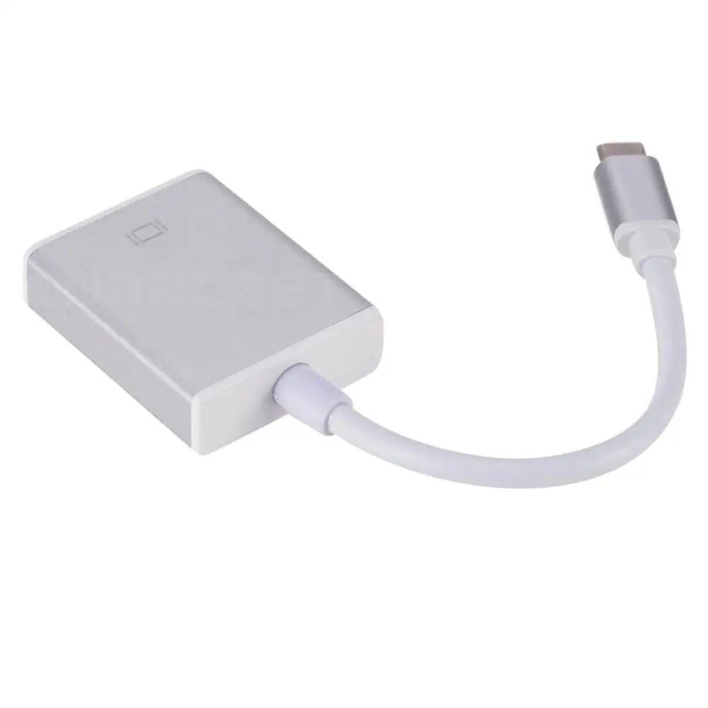Адаптер для видеокабеля Type C док станция USB 3 1 к VGA 1080P HD конвертер телефона MacBook