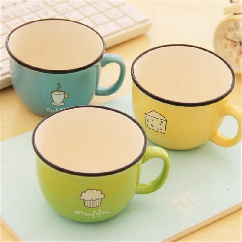 2018 Новый Керамическая Кружка Симпатичные Кубок Мультфильм Drinkware японский