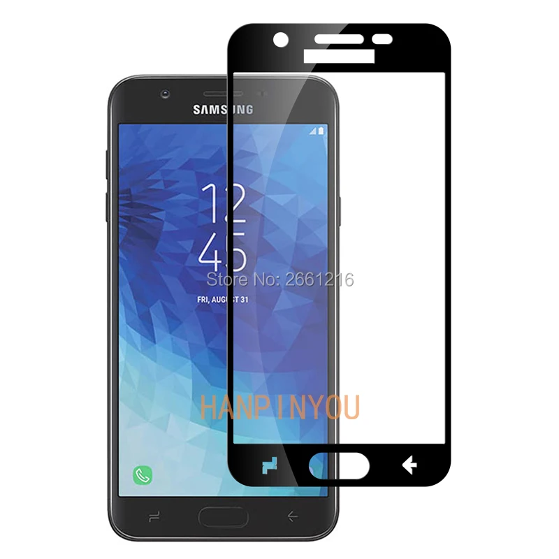 Для Samsung Galaxy J7 V 2018/Refine/Star/Aero SM-J737 5 &quotПолное покрытие закаленное стекло 9H 2.5D