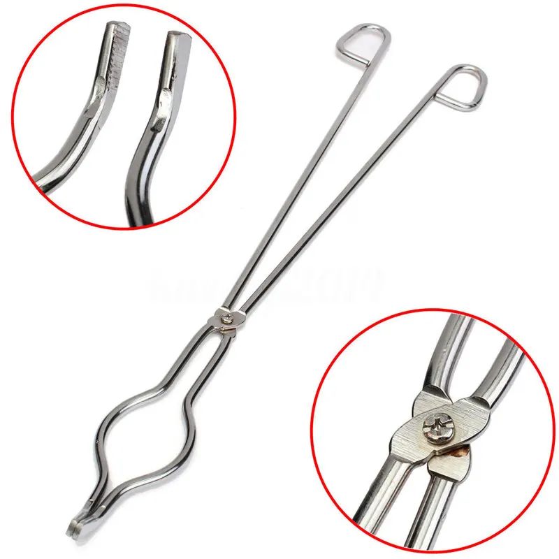 50 см Тигельные щипцы держатель плавильной посуды для рафинирования литья меди