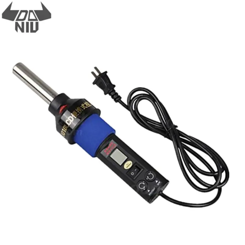 

DANIU 8018LCD 110V US Plug 450 градусов LCD Регулируемая электронная Тепловая станция горячего воздуха IC SMD-BGA с 4 насадками