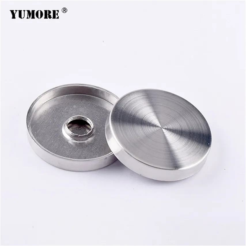 

YUMORE 20PCS/lot 304 stainless steel home decoration screw standoff caps 40mm advertising screw covers caps