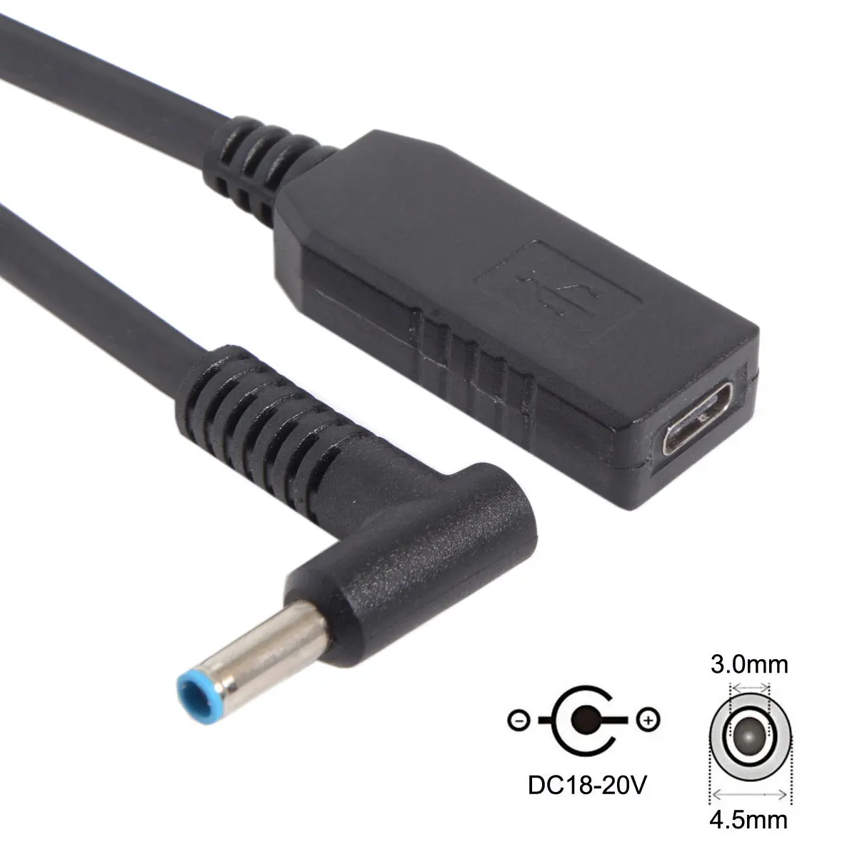 CY USB 3 1 Type C к DC 20V 4 5 0 мм Dell HP Power Plug PD эмулятор триггер зарядный кабель для