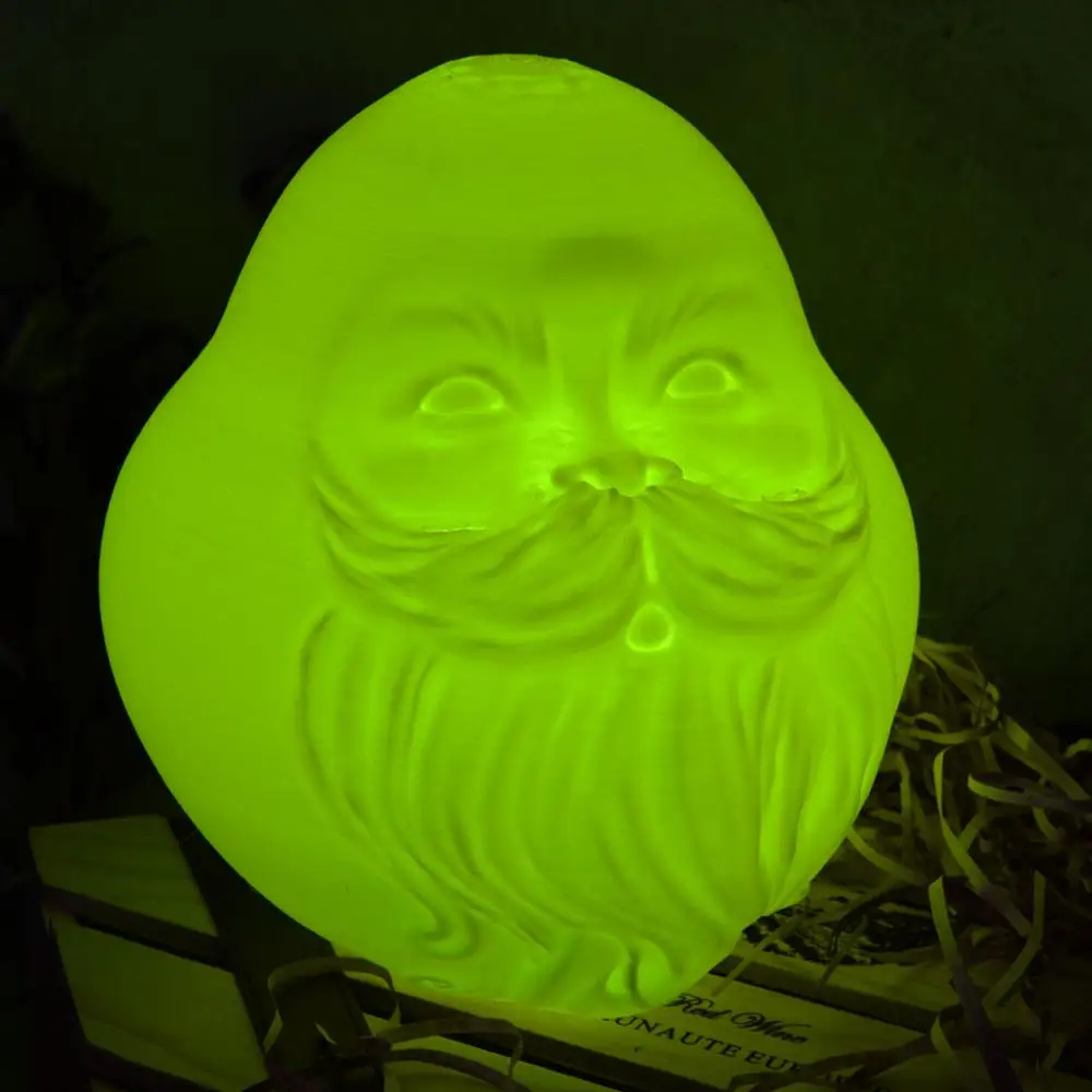 3D светодио дный светодиодный ночник рождественское освещение Санта Клаус