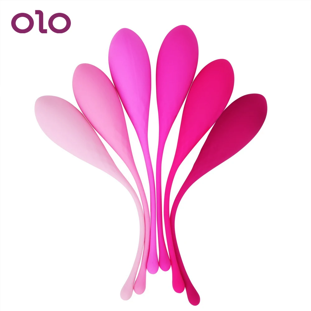 OLO 6 шт./партия Kegel шар вагинальный подтягивающий массажер умное искусственное