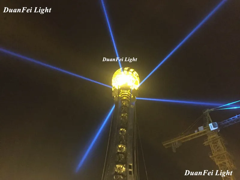 Подвижный наружный прожектор Sky Search Light с лампой ксеноновой 3000 Вт, водонепроницаемый, с диско-эффектом и чехлом для переноски.