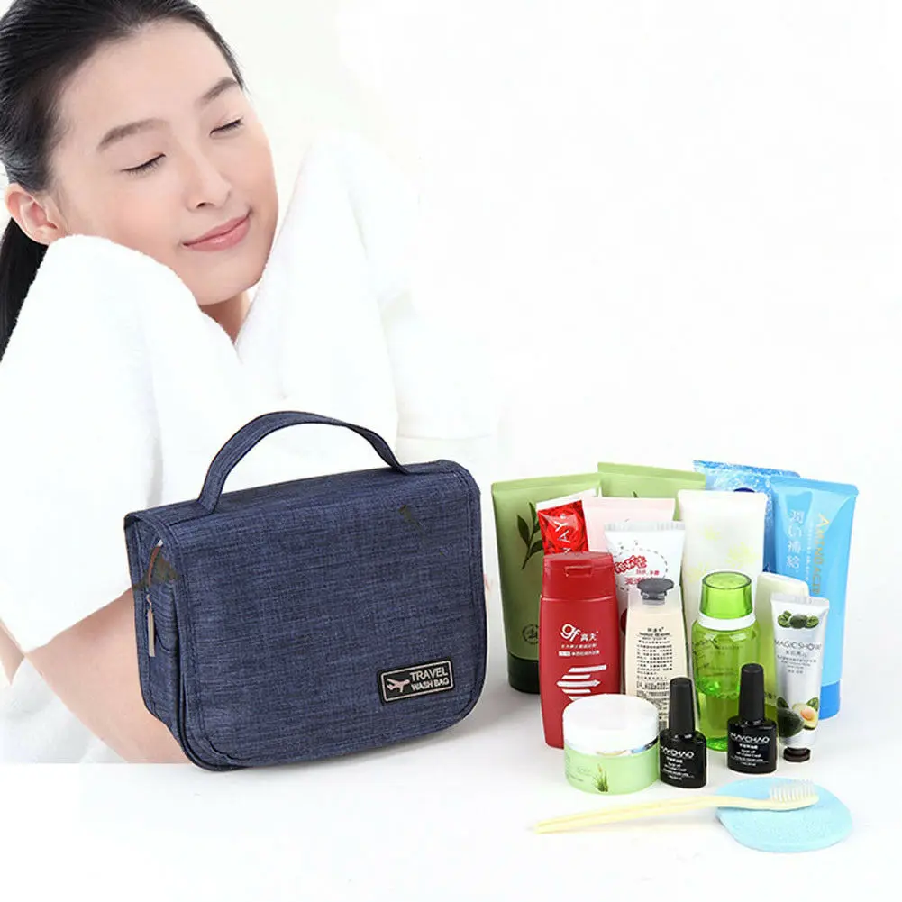 Брендовая женская и мужская Большая водонепроницаемая косметичка для