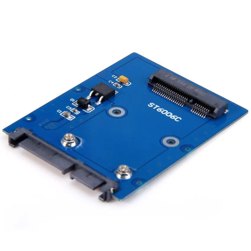 Cablecc преобразователь адаптер прочный 50 мм Маленькая плата mSATA SSD до 2 5 &quotSATA Привод