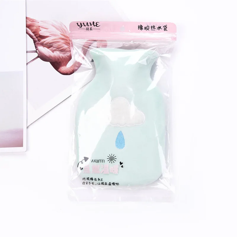 Hot Water Bag Injection New Style Cartoon Bottle Warmer Explosion-Proof Rubber Water-Filled Hand Po Warm Baby St | Бытовая техника