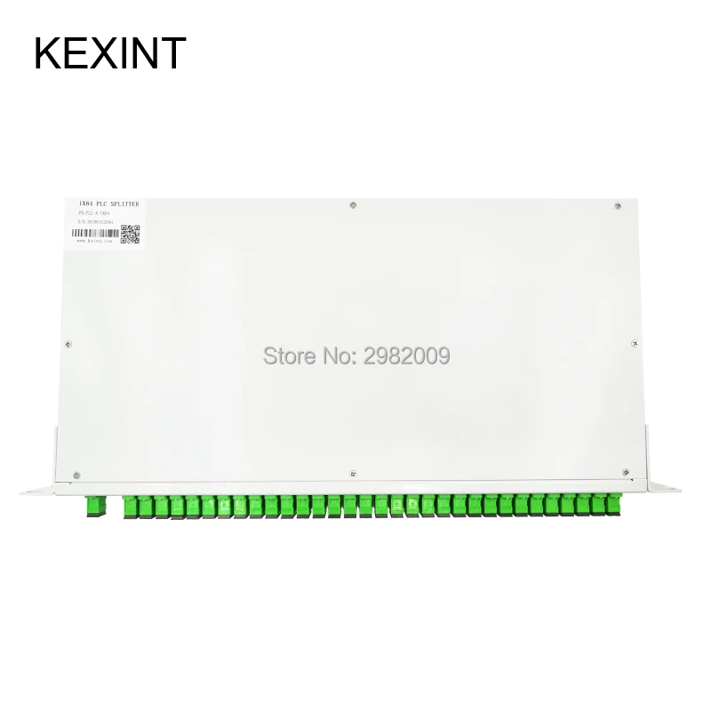 Стеллажный волоконно-оптический ПЛК-Сплиттер KEXINT 1U 1x64 мини-модуль тип кабеля colo