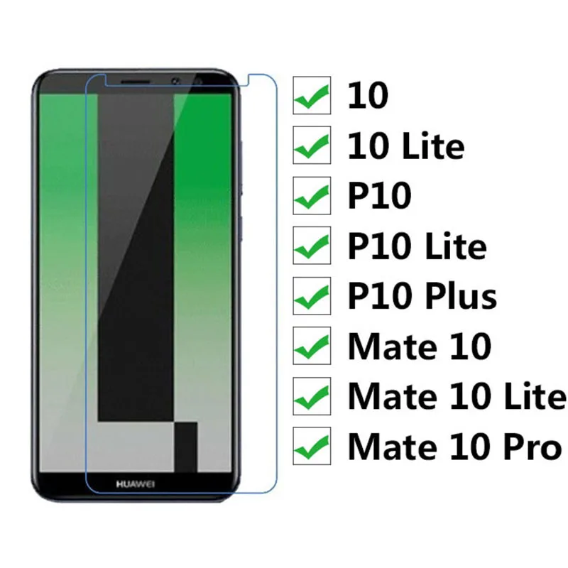 Закаленное стекло для Huawei Honor 10 lite Mate Lite Pro honor 8X 7x 6x Защитное экрана 9 8 Mate10|Защитные