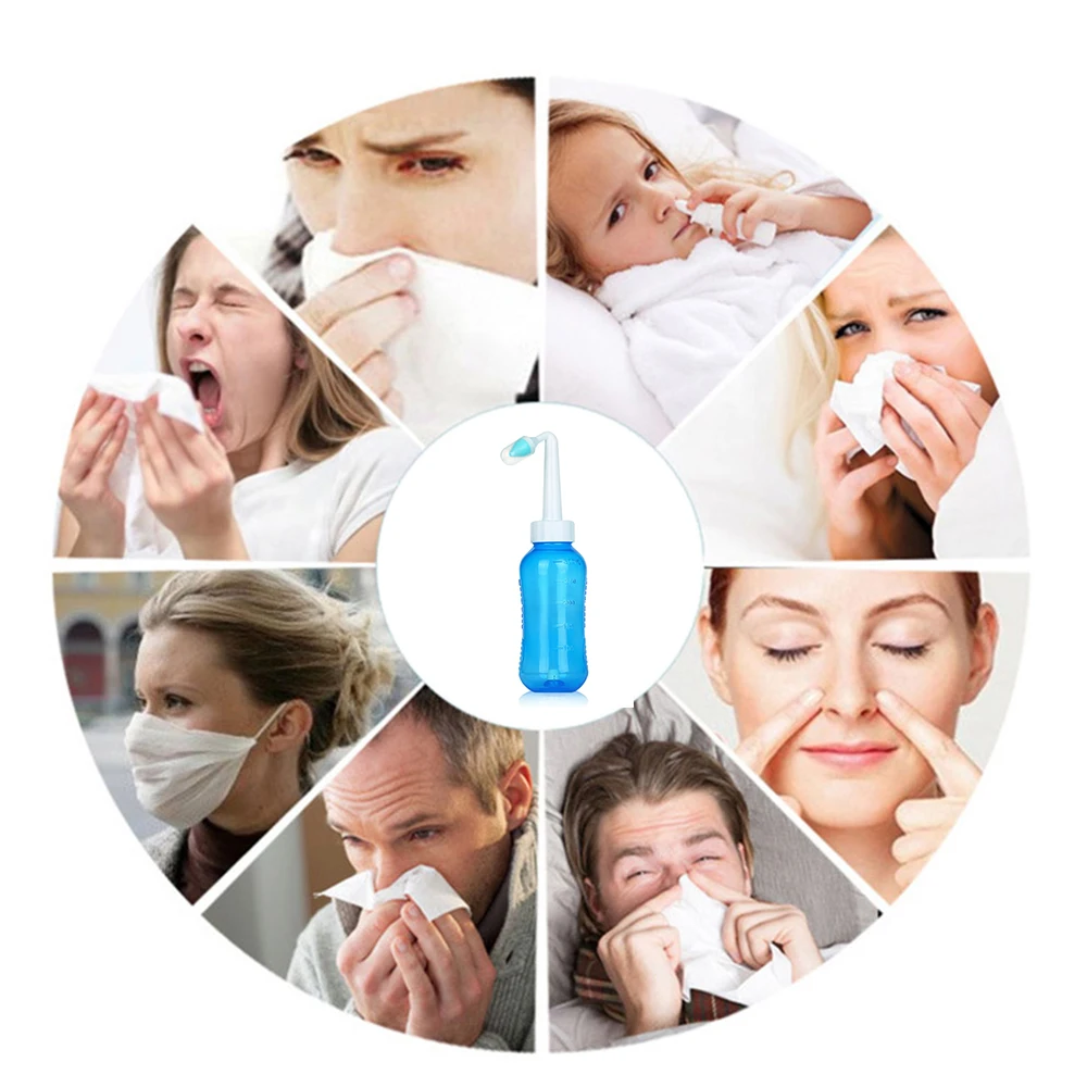 

Children Neti Pot Nasal Cleaner Avoid Allergic Rhinitis Nose Wash Cleanser Protector Child Adult 300ML Nasal Moistens Cleaner