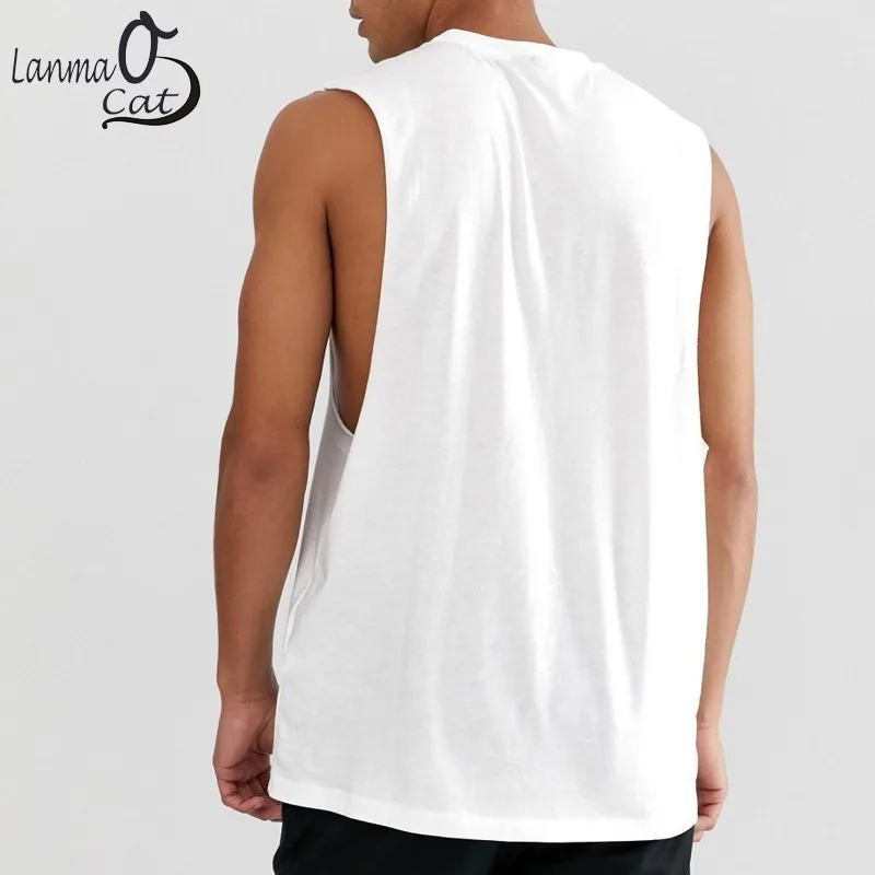 Майка мужская без рукавов повседневный жилет для спортзала майка с