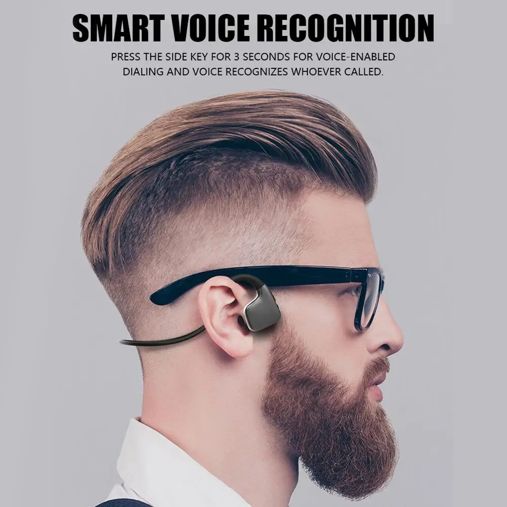 Наушники с костной проводимостью открытые наушники Bluetooth беспроводные Hi-Fi стерео