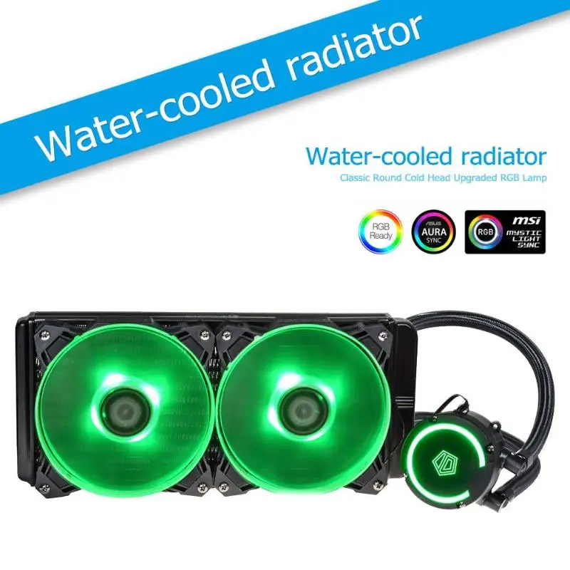 IDCOOLING AURAFLOW 240 cpu вентилятор водяного жидкостного охладителя радиатор для