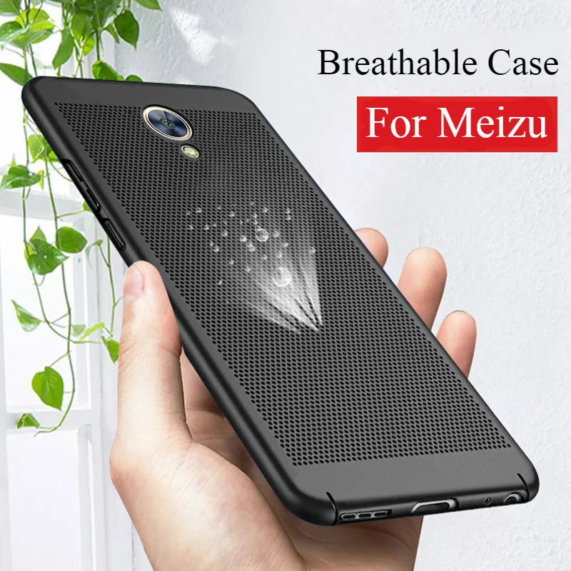 Чехлы для телефонов с теплоотводом Meizu 15 M5 Note M3 чехлы на заднюю панель M5S M5C M6 Pro 7 Plus