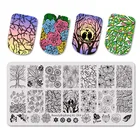 Пластина для стемпинга для ногтей BeautyBigBang, шаблон штамповочных плит трафаретов для ногтей, XL-064