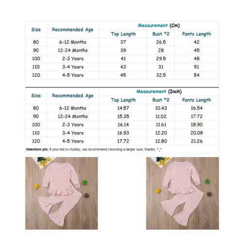 Комплект из 2 предметов Одежда для маленьких девочек Свитер Топы и штаны
