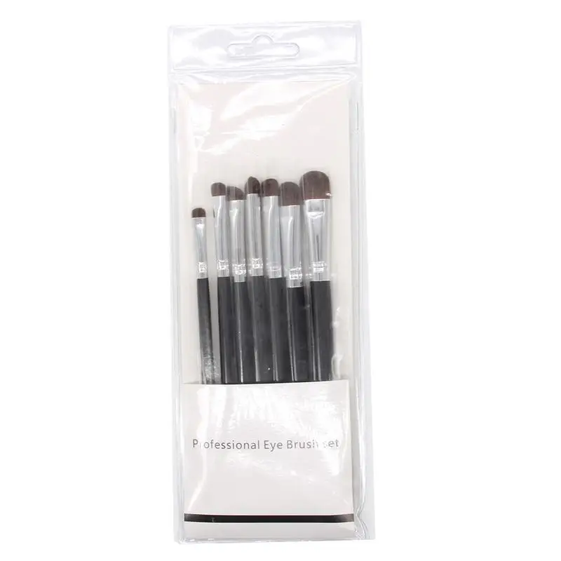 7 Horse Hair Makeup Brush Set Blush Loose Powder Eye Shadow Beauty Tools Multi-functional Girls Must Beginners | Красота и здоровье