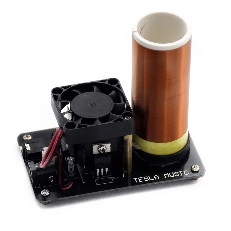 IG-Music Tesla Coil Plasma Loudspeaker w/ Power Adapter Wireless Transmission V8D5 US Plug | Электроника