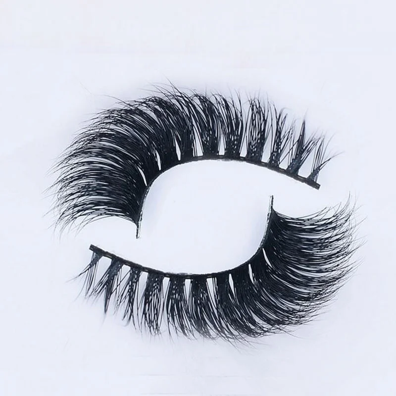 1 Pair 3D Handmade Thick Mink Eyelashes Natural False for Beauty Makeup Fake Eye Lashes Extension|Накладные ресницы| |