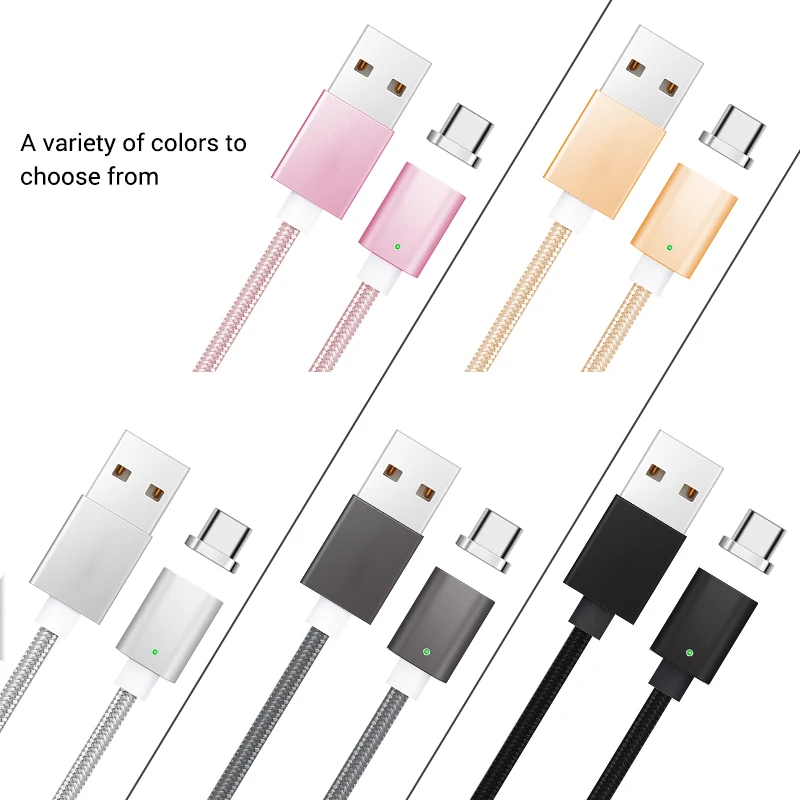 Sindvor Type C кабель USB 3 1 Магнитный нейлоновый для быстрой зарядки данных NEXUS 5X 6P Macbook LG