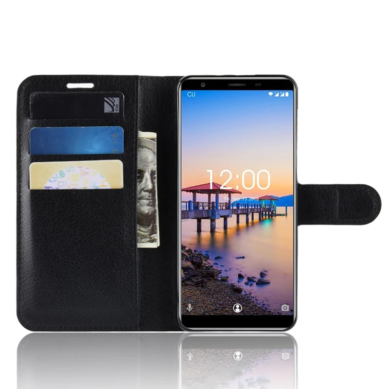 Ocolor для Oukitel C11 Pro кожаный чехол слот карт кошелек Роскошный откидная подставка