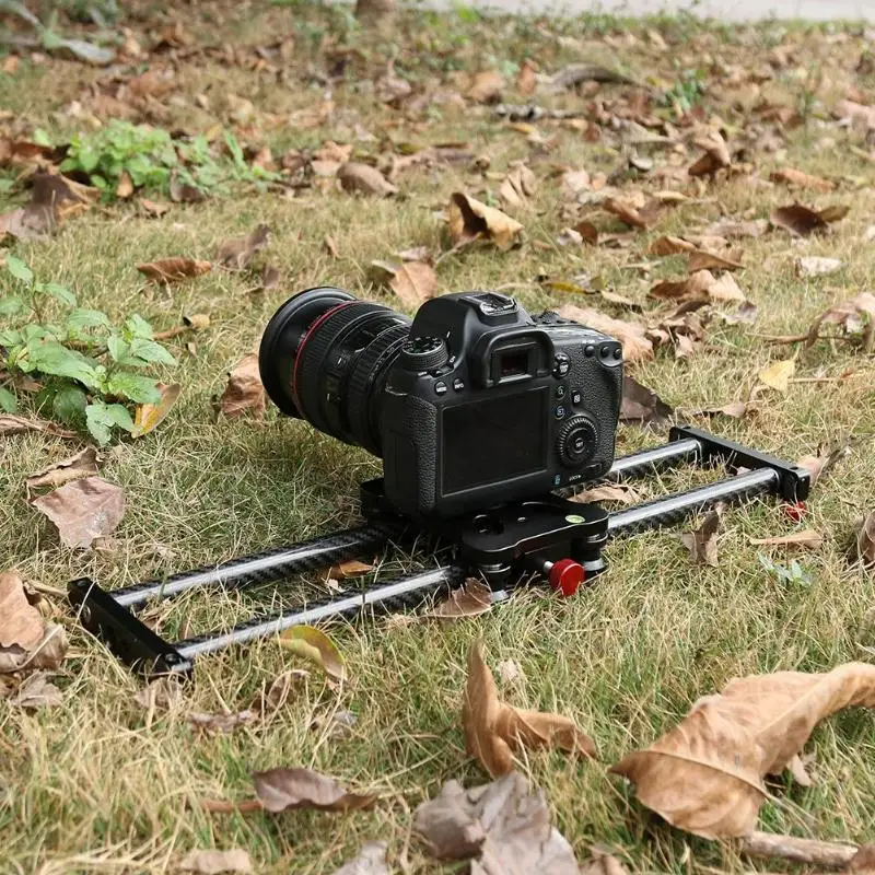 Углеродное волокно 42 см SLR camera Slide последующий фокус автоматизированный слайдер
