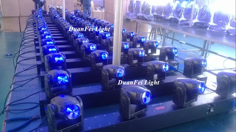 Движущийся светодиодный светильник dmx 10 шт. 4x10 Вт rgbw 4 в 1 луч движущаяся головка