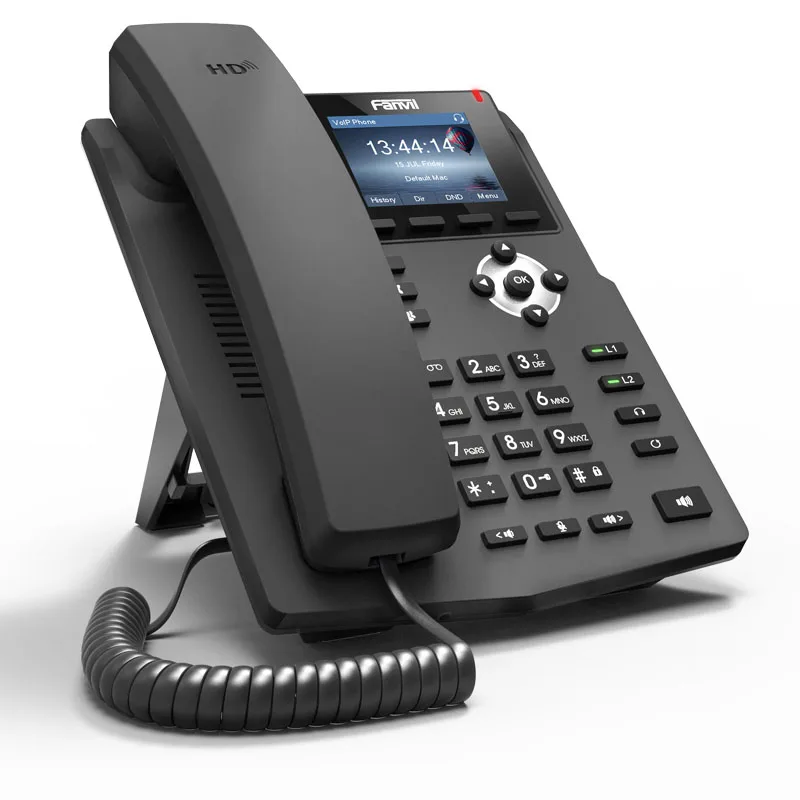 X3SP POE цветной экран входной уровень 2 sip линии IP телефон поддерживает EHS