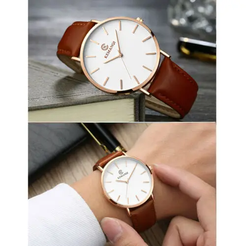 Модные кожаные Наручные часы модные браслеты | Украшения и аксессуары