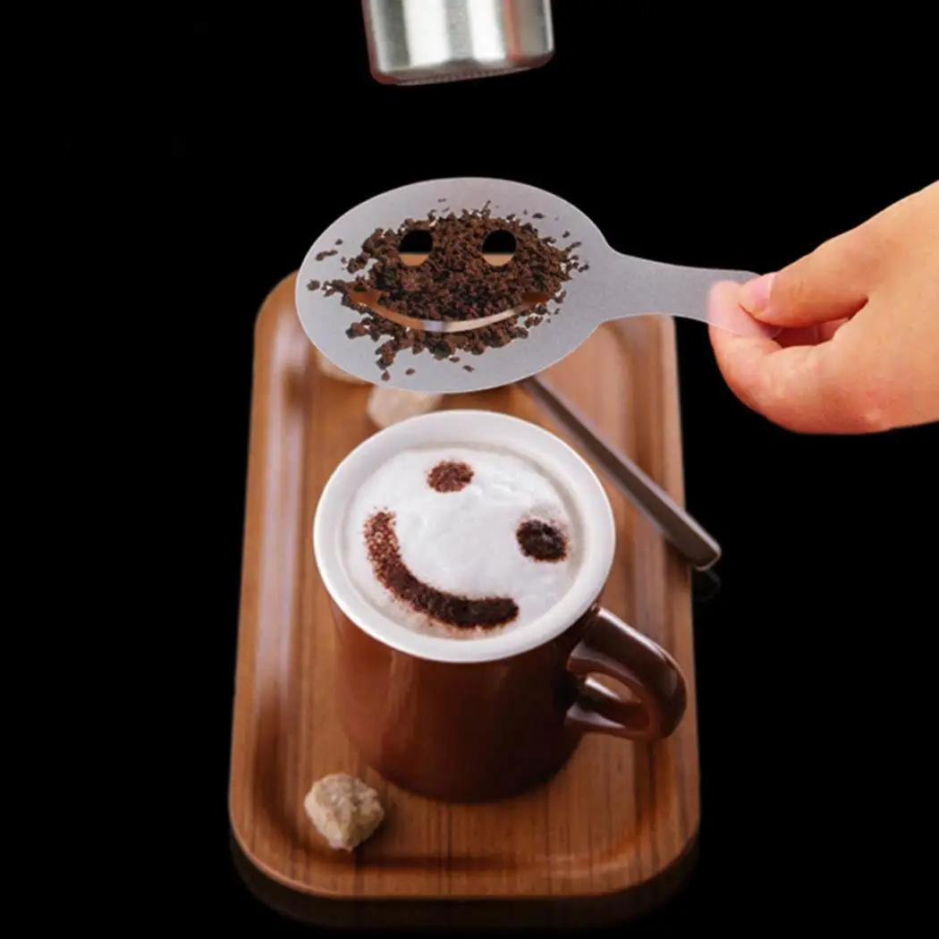 Новый кофе украшения трафареты печати формы для искусства Трафареты шаблон