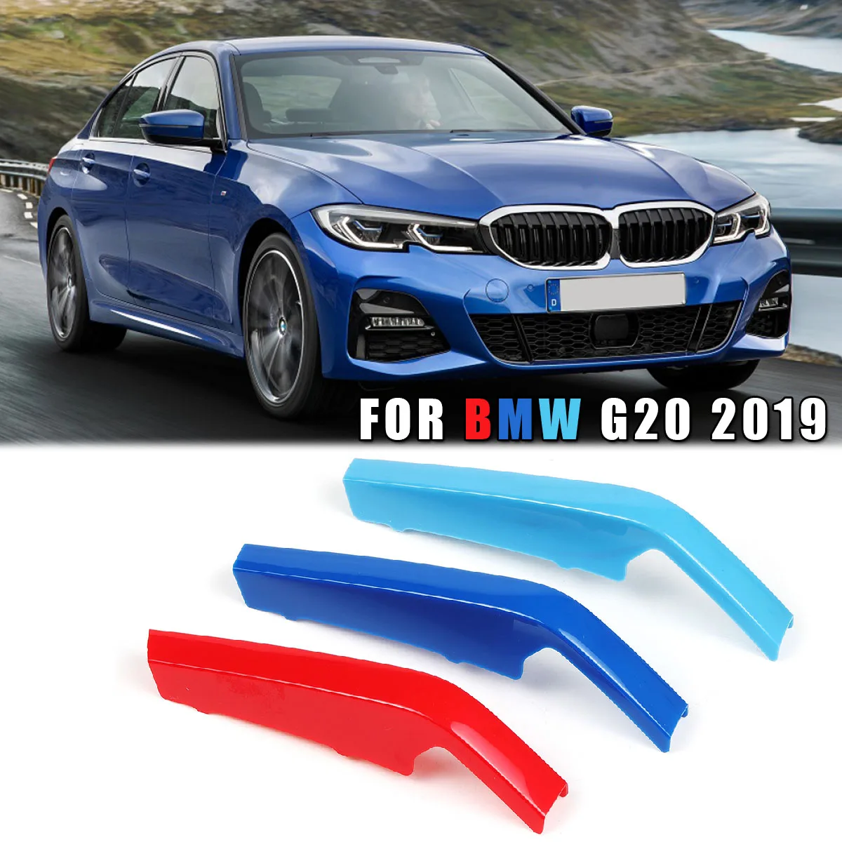 Передняя решетка радиатора с зажимом отделка M цвет фотосессия для BMW 3 series G20