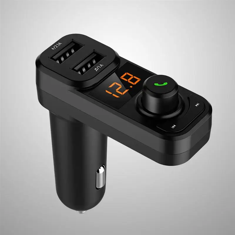 Беспроводной Bluetooth Автомобильный MP3-плеер fm-передатчик радио с 2 usb-портами