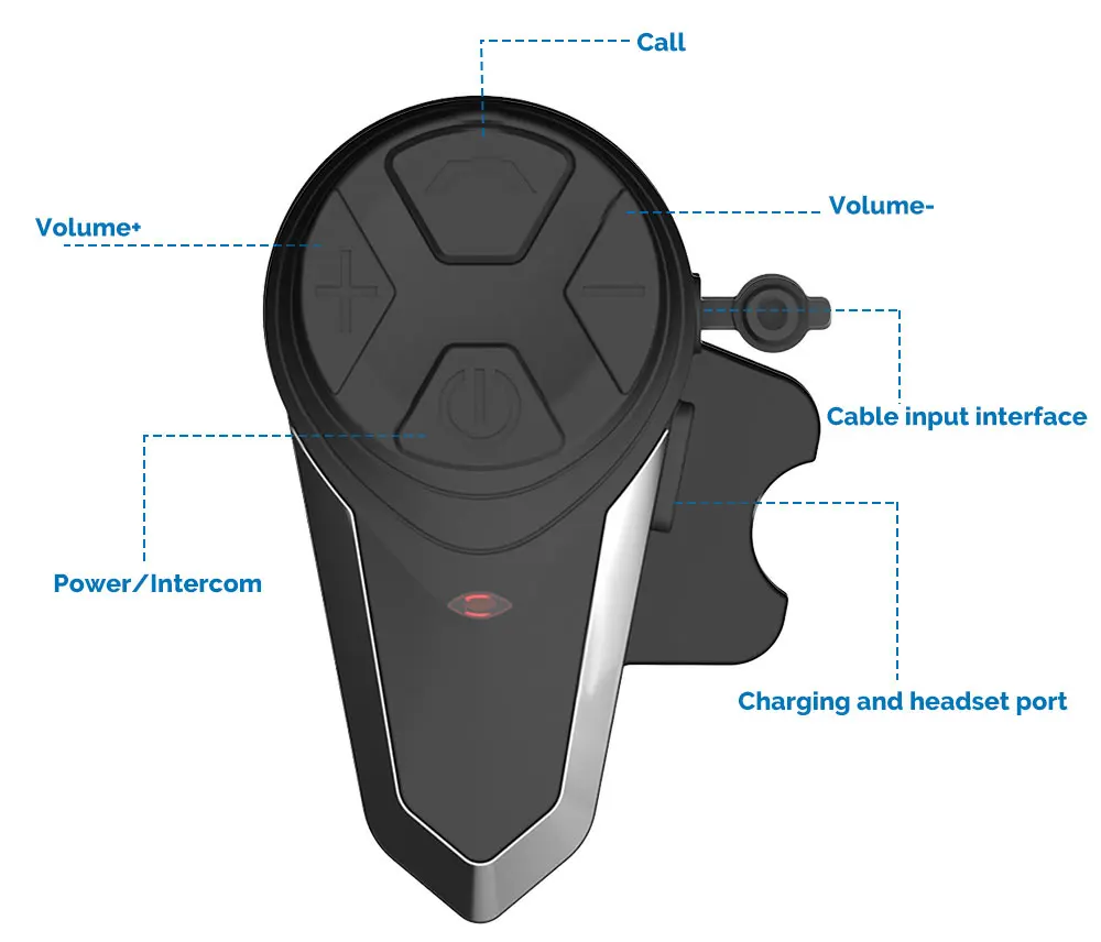 Полный уход за кожей лица 1000 м мотоцикл Bluetooth переговорные 3 всадников шлемы