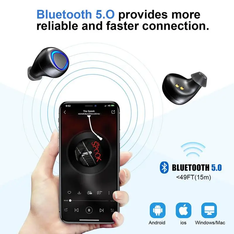 IP010 PLUS беспроводной зарядный чехол TWS Bluetooth наушники 5 0 глубокий бас Спортивные
