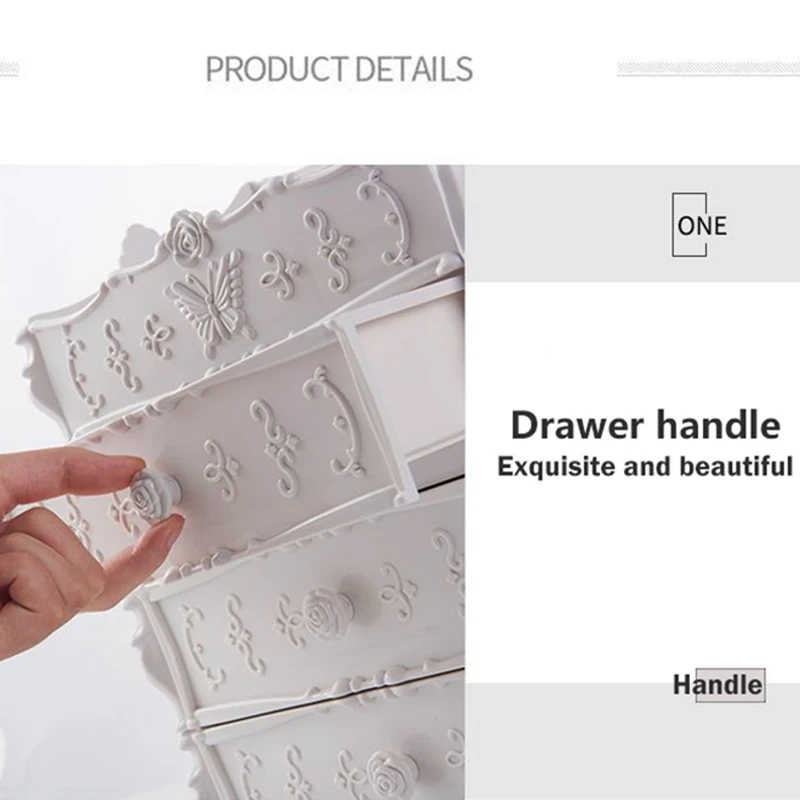 

Plastic Cosmetic Drawer Container Makeup Organizer Box For Storage Make Up Jewelry Nail Holder Home Desktop Sundry Storage Cas