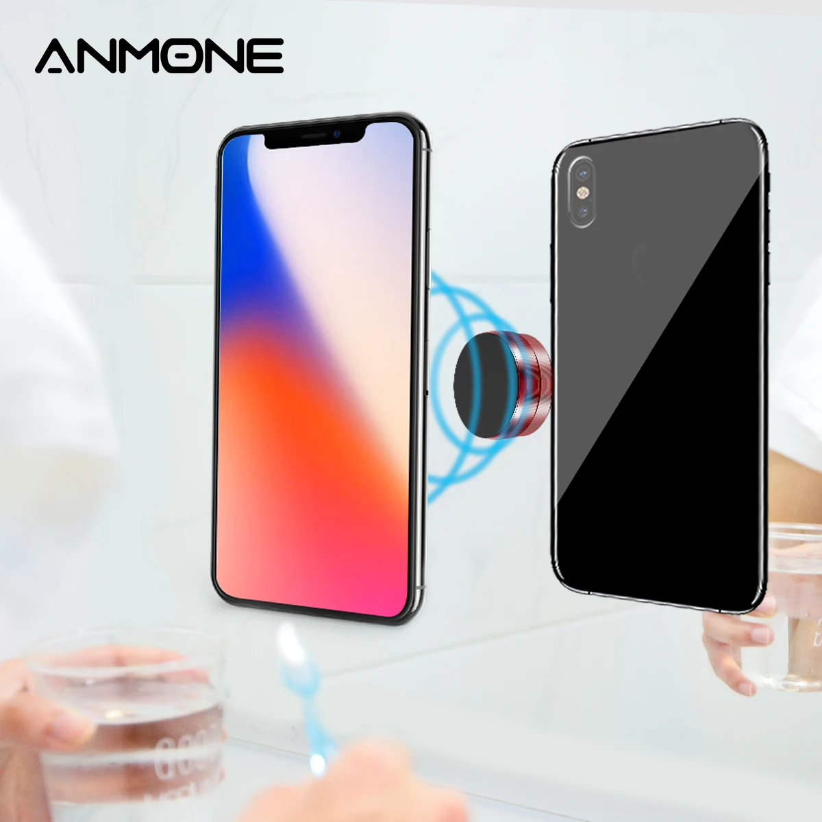 ANMONE портативный магнитный держатель настенный для телефона подставка