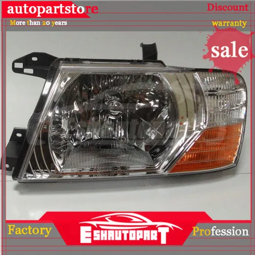 

New Set L&R front head lamps lights For Mitsubishi Pajero Montero 2000-2006