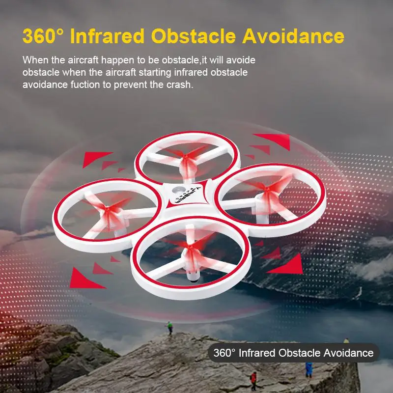 Интерактивный индукционный Дрон игрушки Квадрокоптер умные часы пульт
