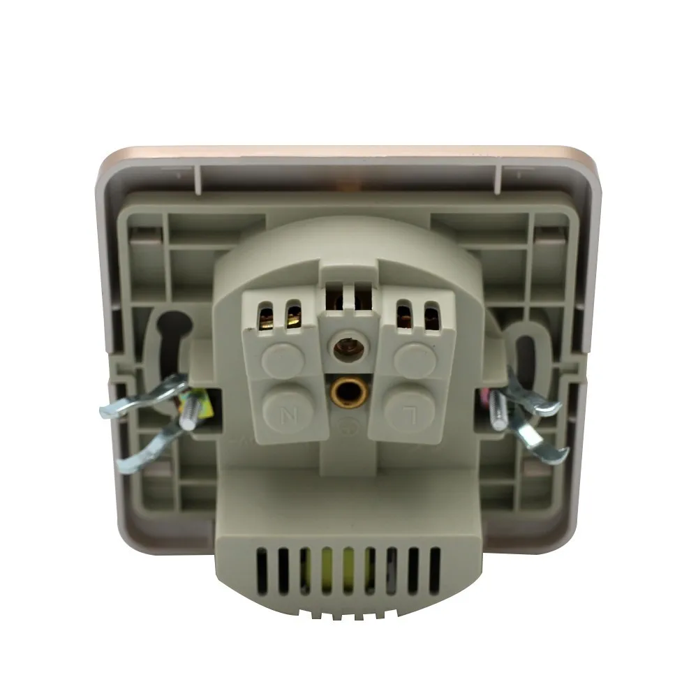 3 цвета, умный дом, лучший двойной USB порт, 2000 мА, настенное зарядное устройство, адаптер, 16А, стандарт ЕС, электрическая розетка, панель