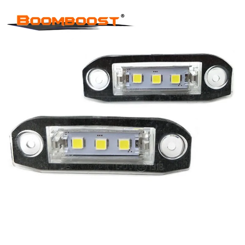 6000K 12v 2pcs LED License Lamp Assembly plate light White for Volvo S40 S60 S80 XC70 XC60 Automotive Car-Styling | Автомобили и