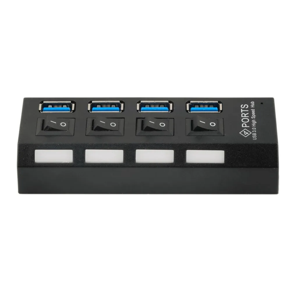 USB 3 0 концентратор 4 порта s супер скорость 5 Гбит/с портовый Windows Mac OS Linux PC ноутбук