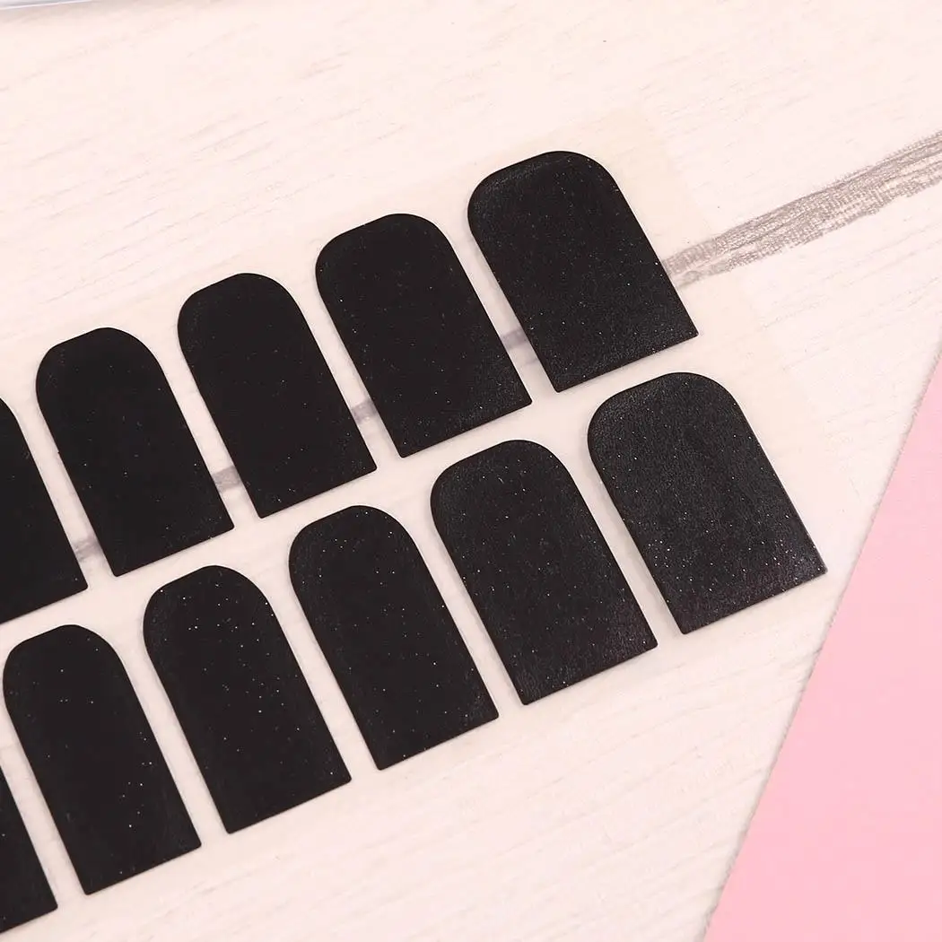 New Women Fashion Nail Art DIY 3D Decoration Pack of Black Solid Sticker | Красота и здоровье