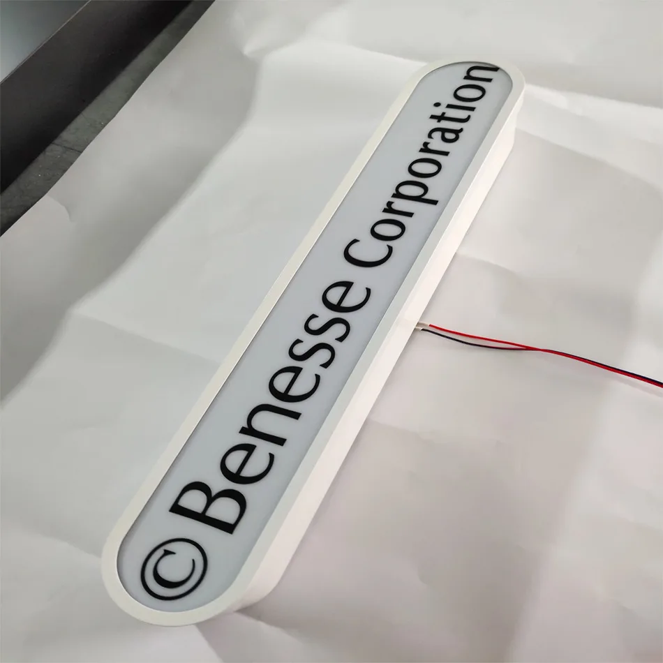 3D наружная реклама водонепроницаемый светильник вой Короб из нержавеющей стали